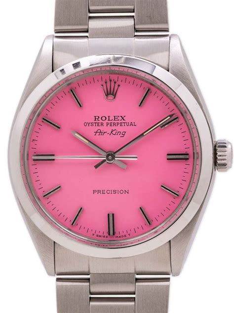 air king pink rolex|rolex air king new price.